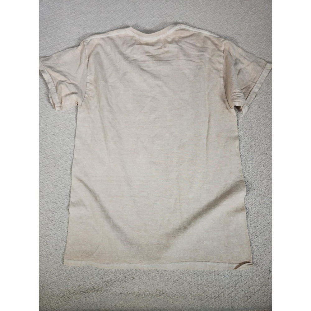 Nirvana T-Shirt Graphic Tee Unisex S Beige Cotton 100 Short Sleeve Round Neck - Picture 7 of 8